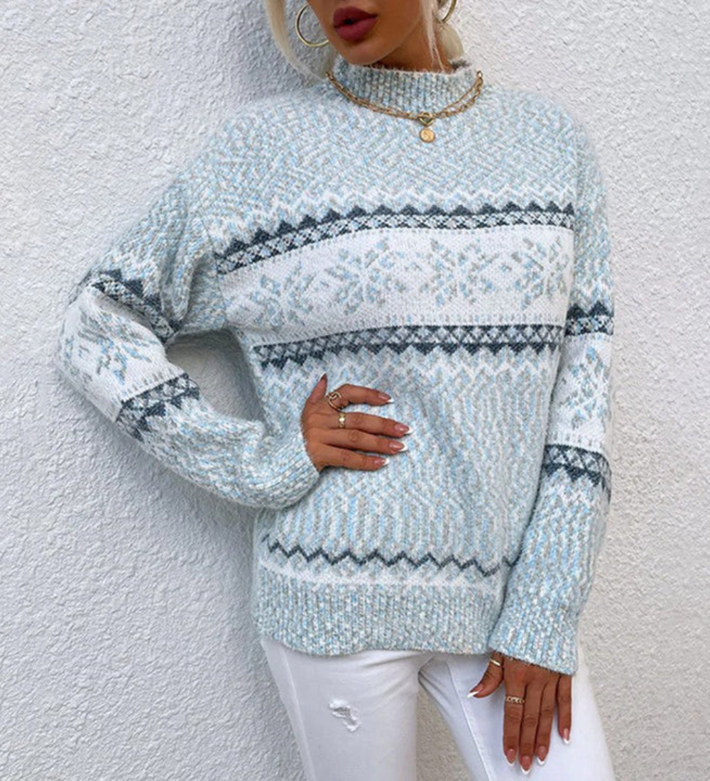 Agathe | Damen Warme Strickpullover | Sweater