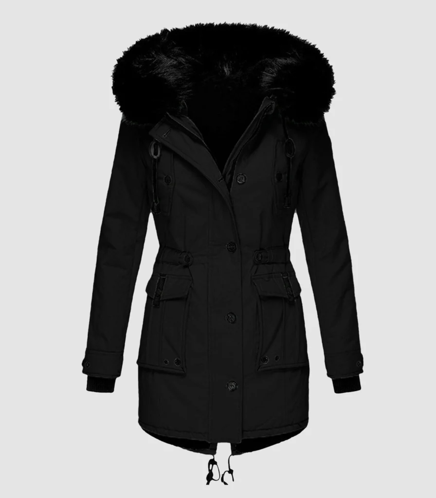 Kaja | Damen Warme Winterjacke | Lang