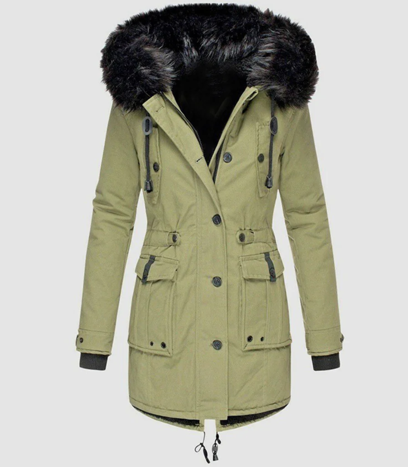 Kaja | Damen Warme Winterjacke | Lang