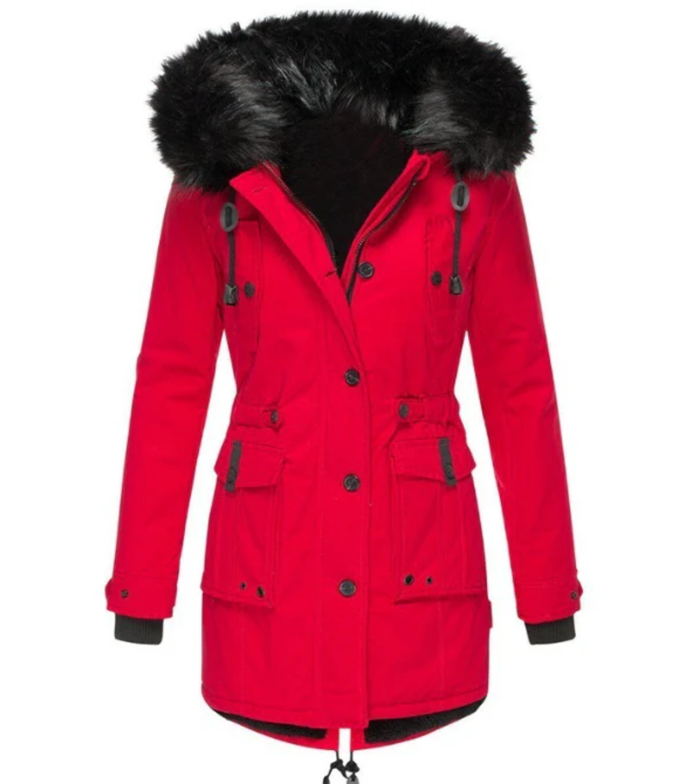 Kaja | Damen Warme Winterjacke | Lang