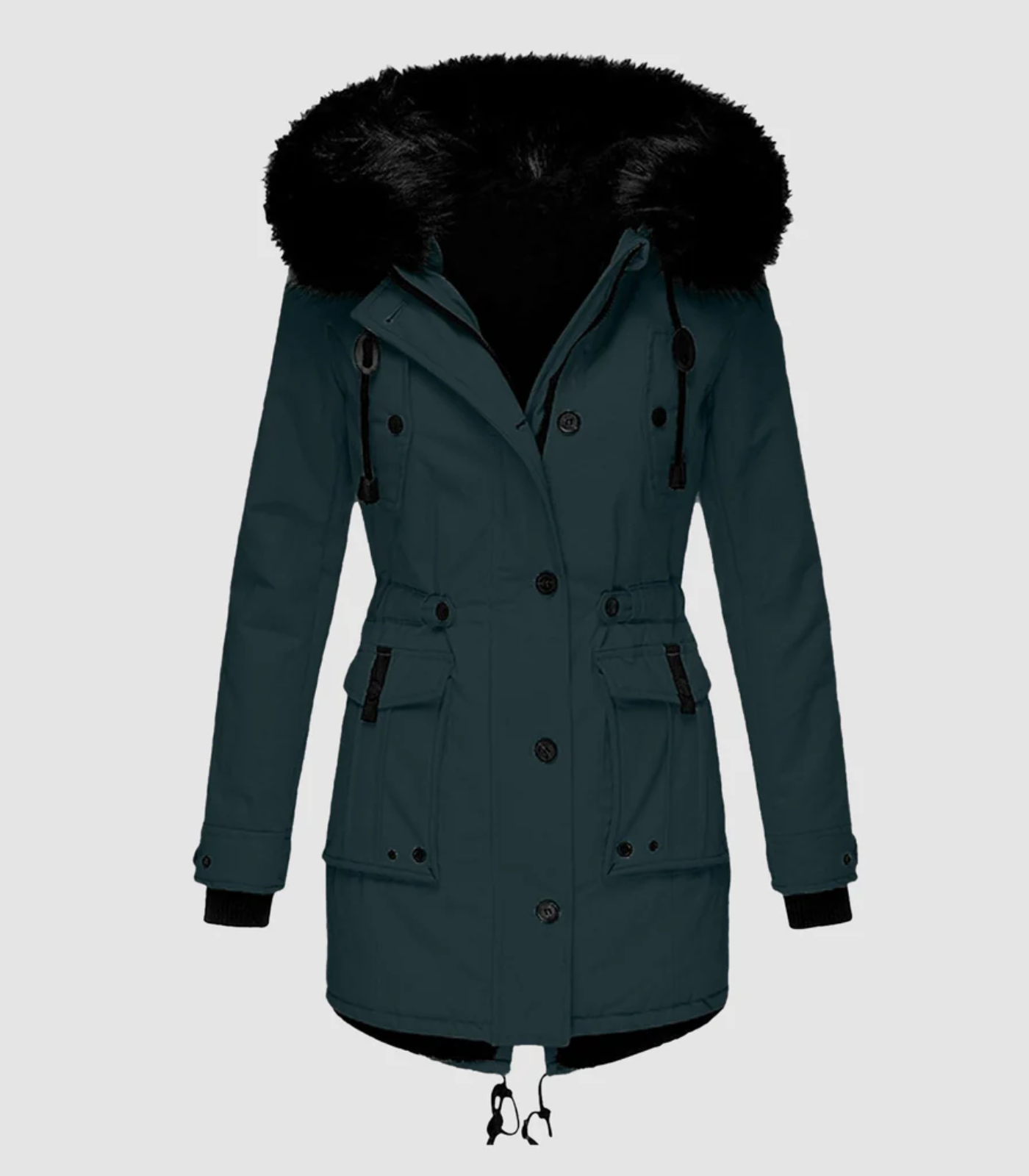 Kaja | Damen Warme Winterjacke | Lang