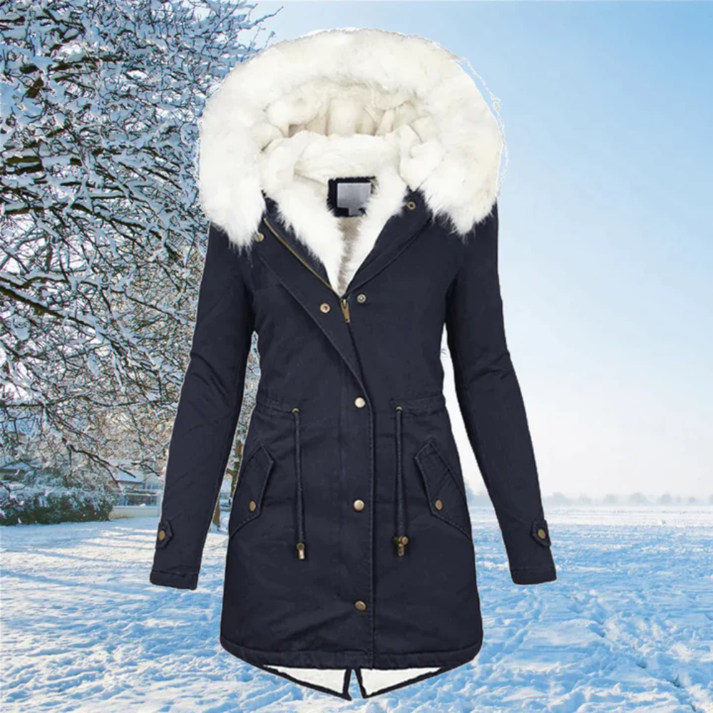 Birga | Damen Lange Winterjacke | Warm