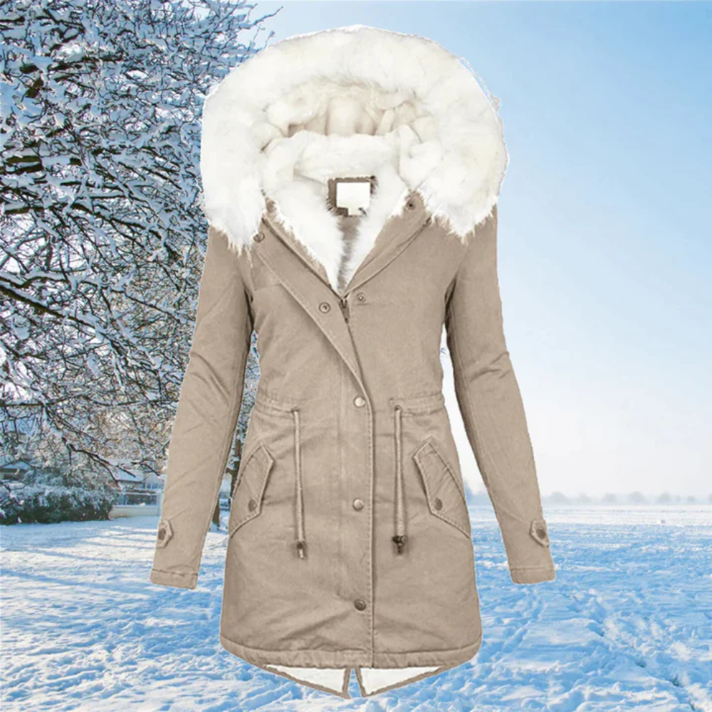 Birga | Damen Lange Winterjacke | Warm