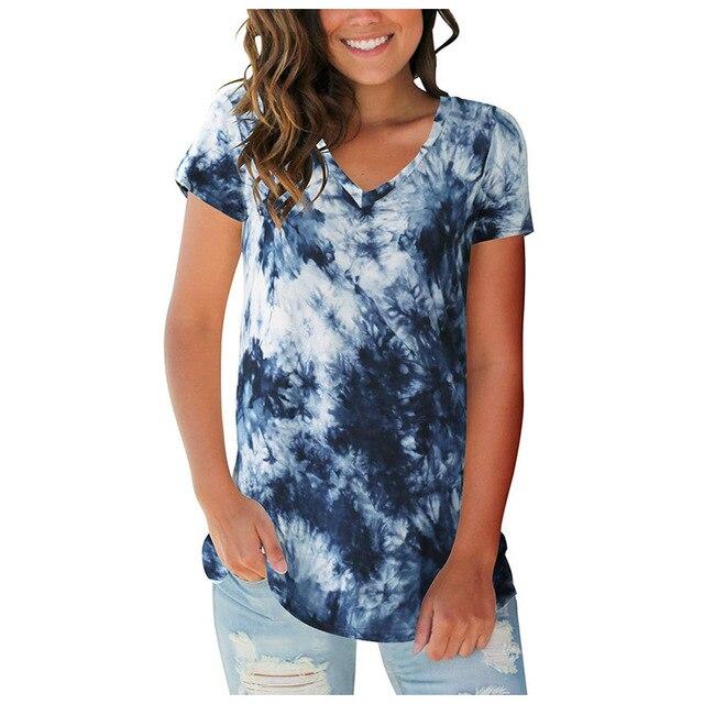 Batik-T-Shirt für Damen