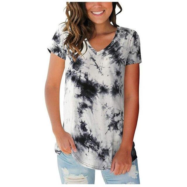 Batik-T-Shirt für Damen