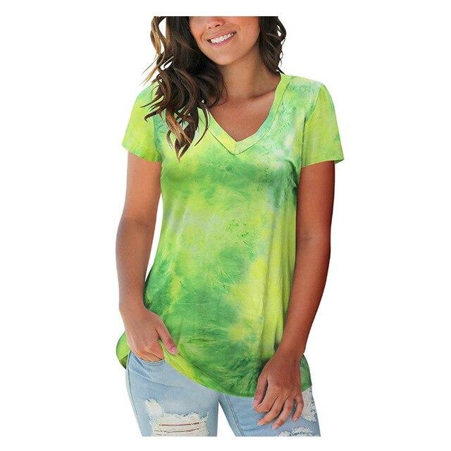 Batik-T-Shirt für Damen