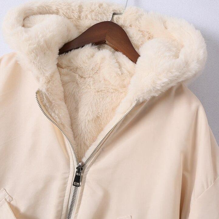 Damen-Übergangsjacke mit Fleece