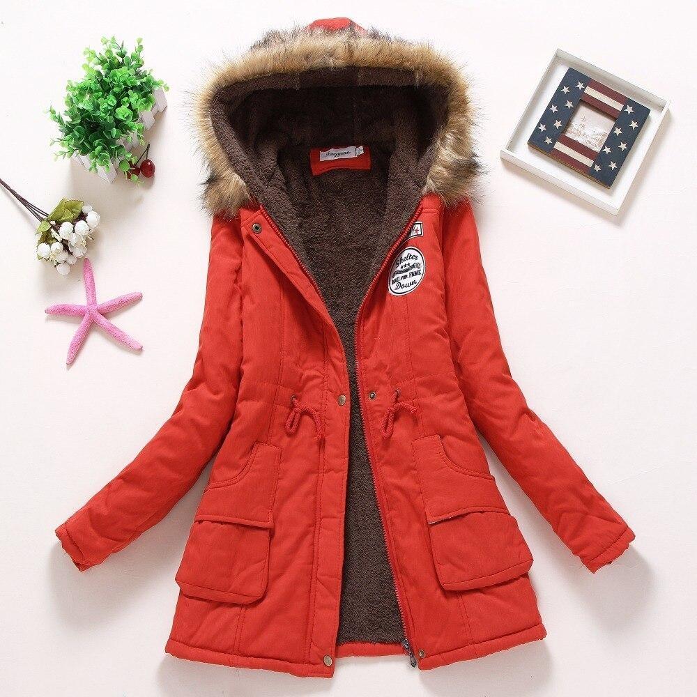 Damen-Parka mit Fell