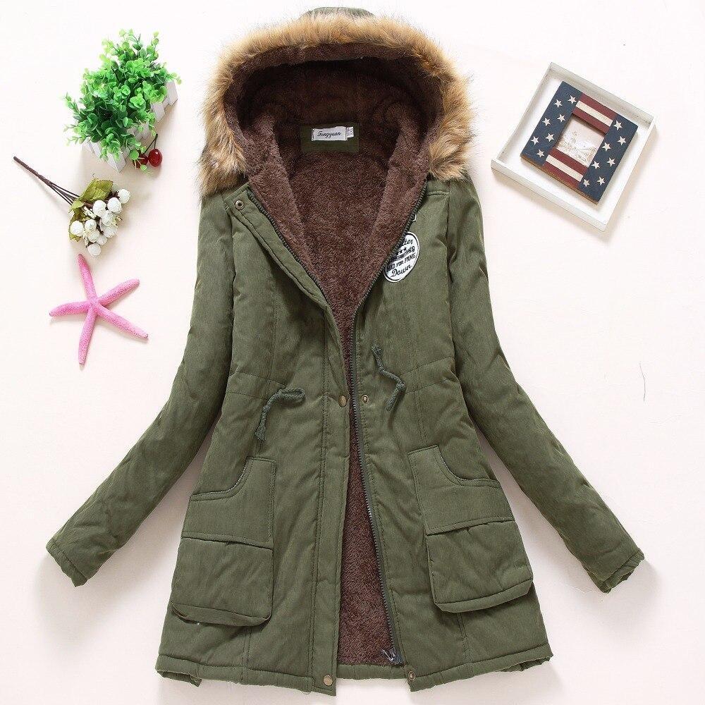 Damen-Parka mit Fell