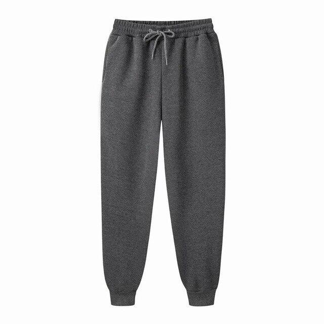 Einfarbige Damen-Jogginghose mit Taschen