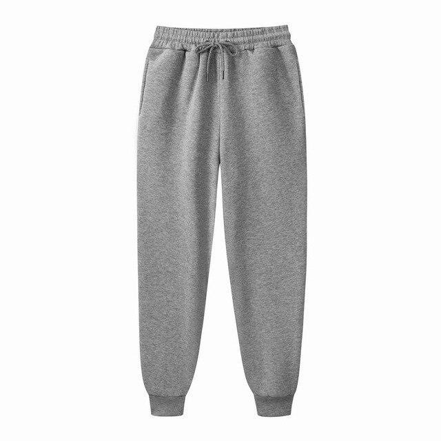 Einfarbige Damen-Jogginghose mit Taschen