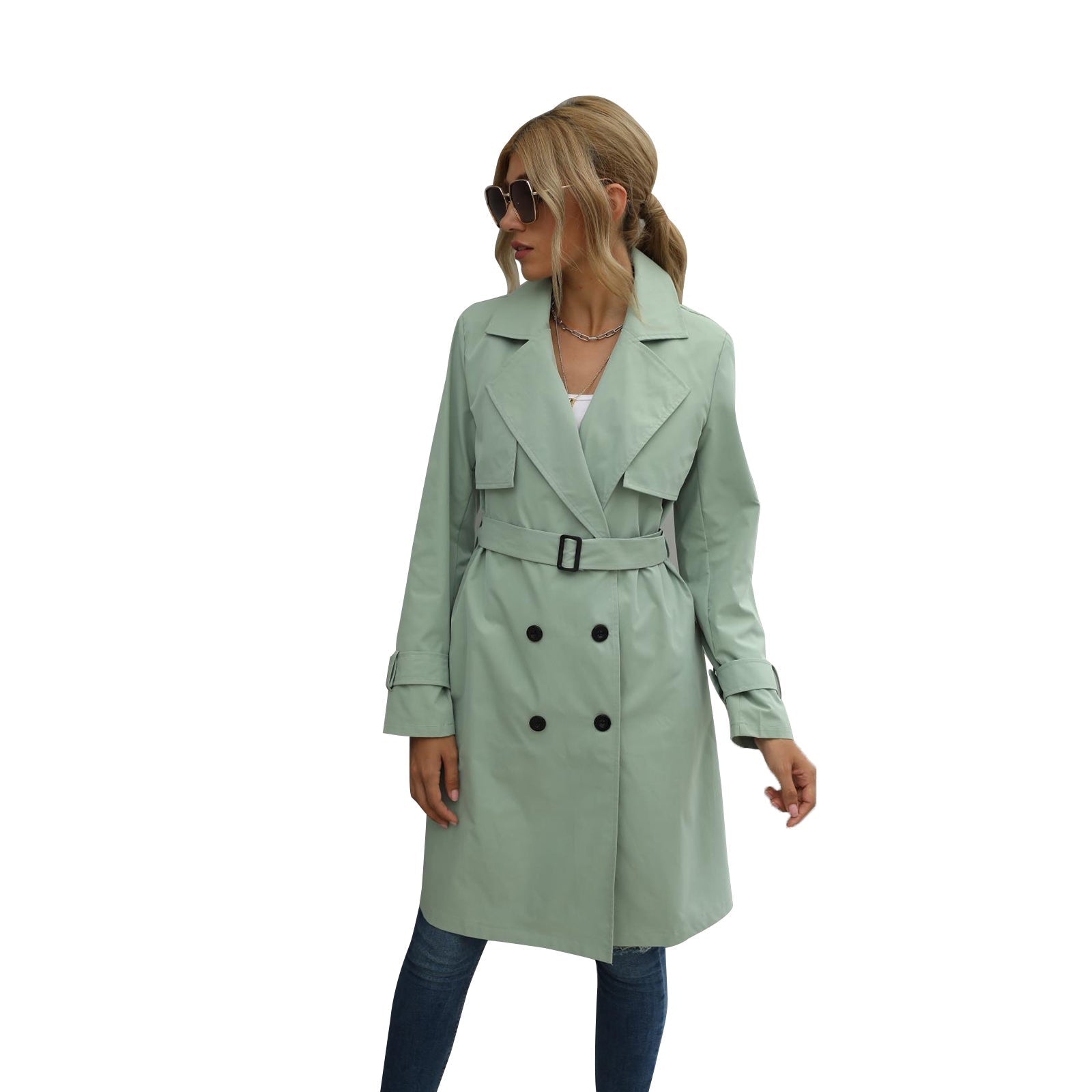 Doppelreihiger Trenchcoat: Eleganz für Herbst und Winter