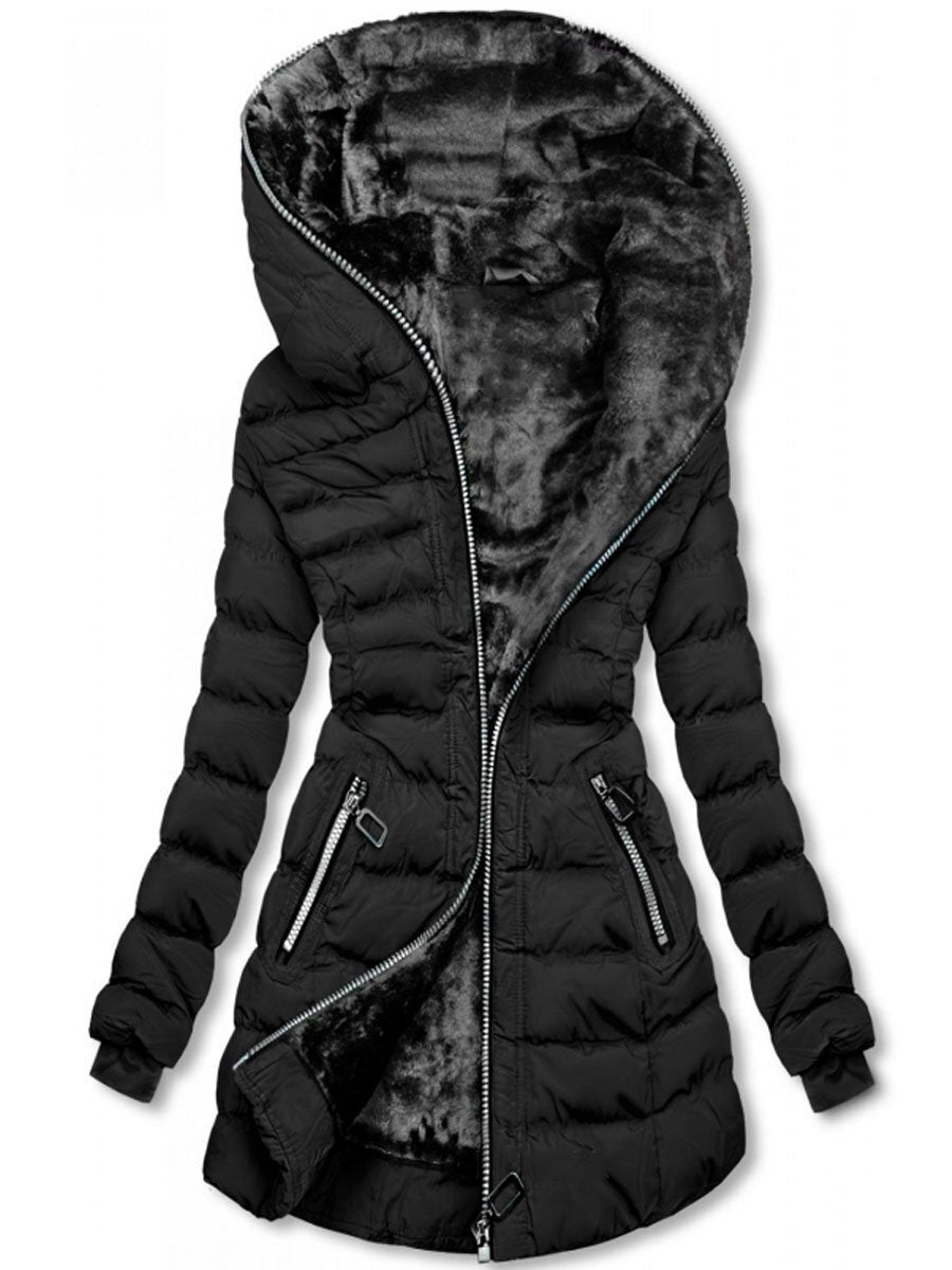 Harriet - Elegante Winterjacke mit Plüschfutter