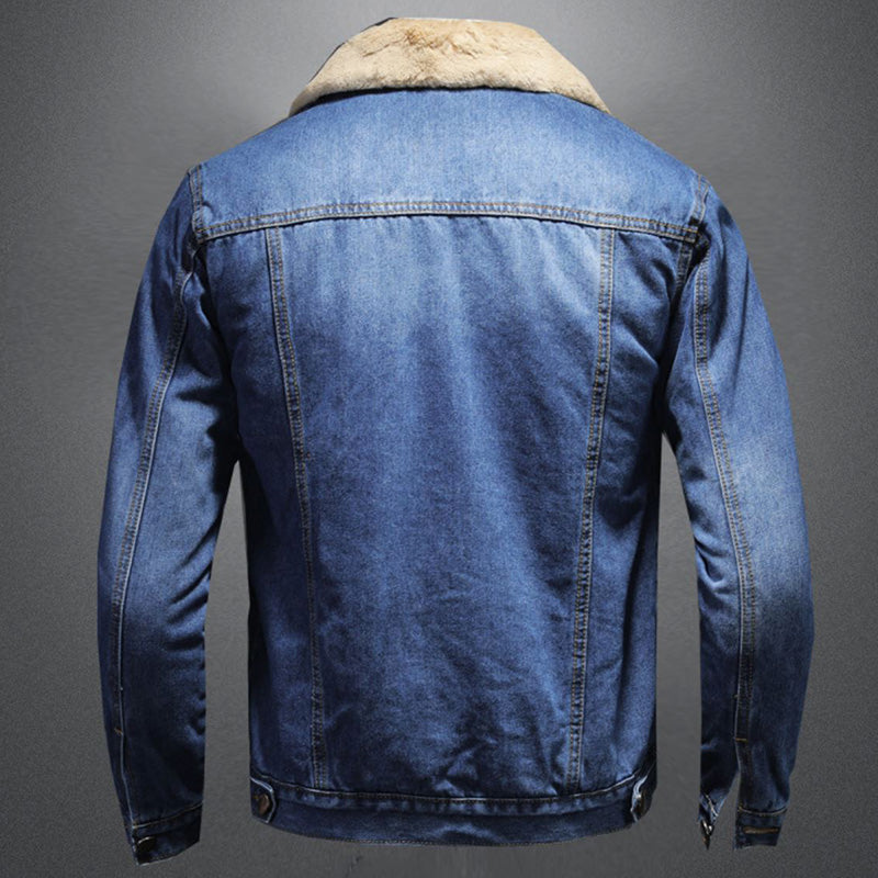 Winston | Gefütterte Herren Jeansjacke | Blau