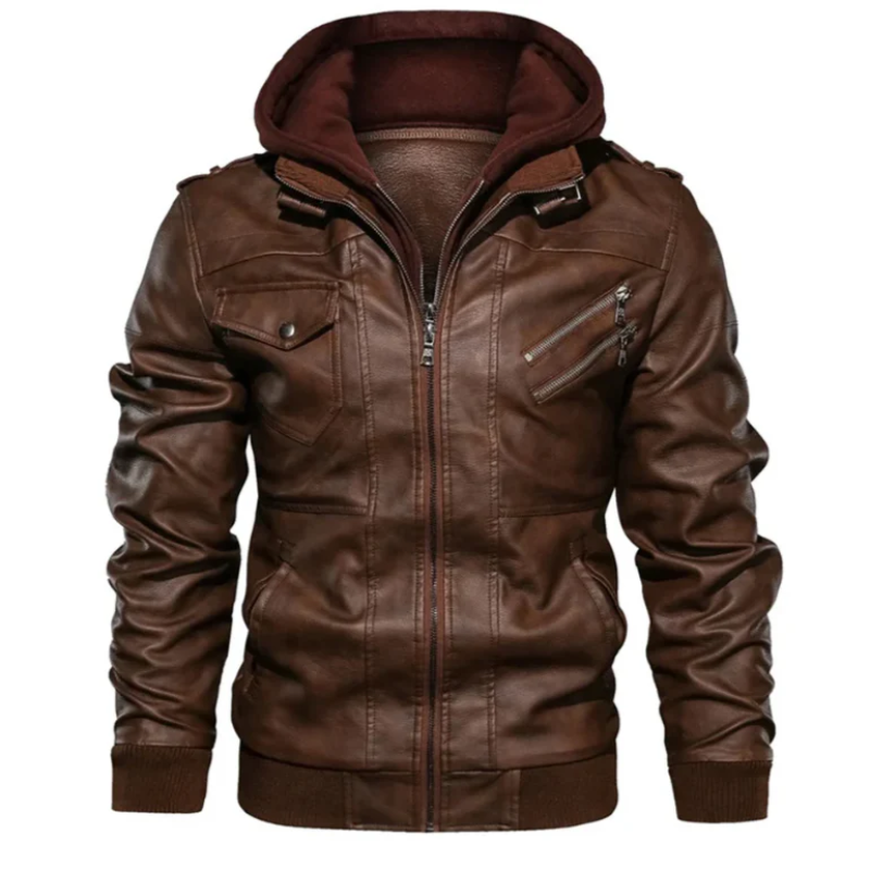 Bastian | Herren Bomber Jacke | Schwarz