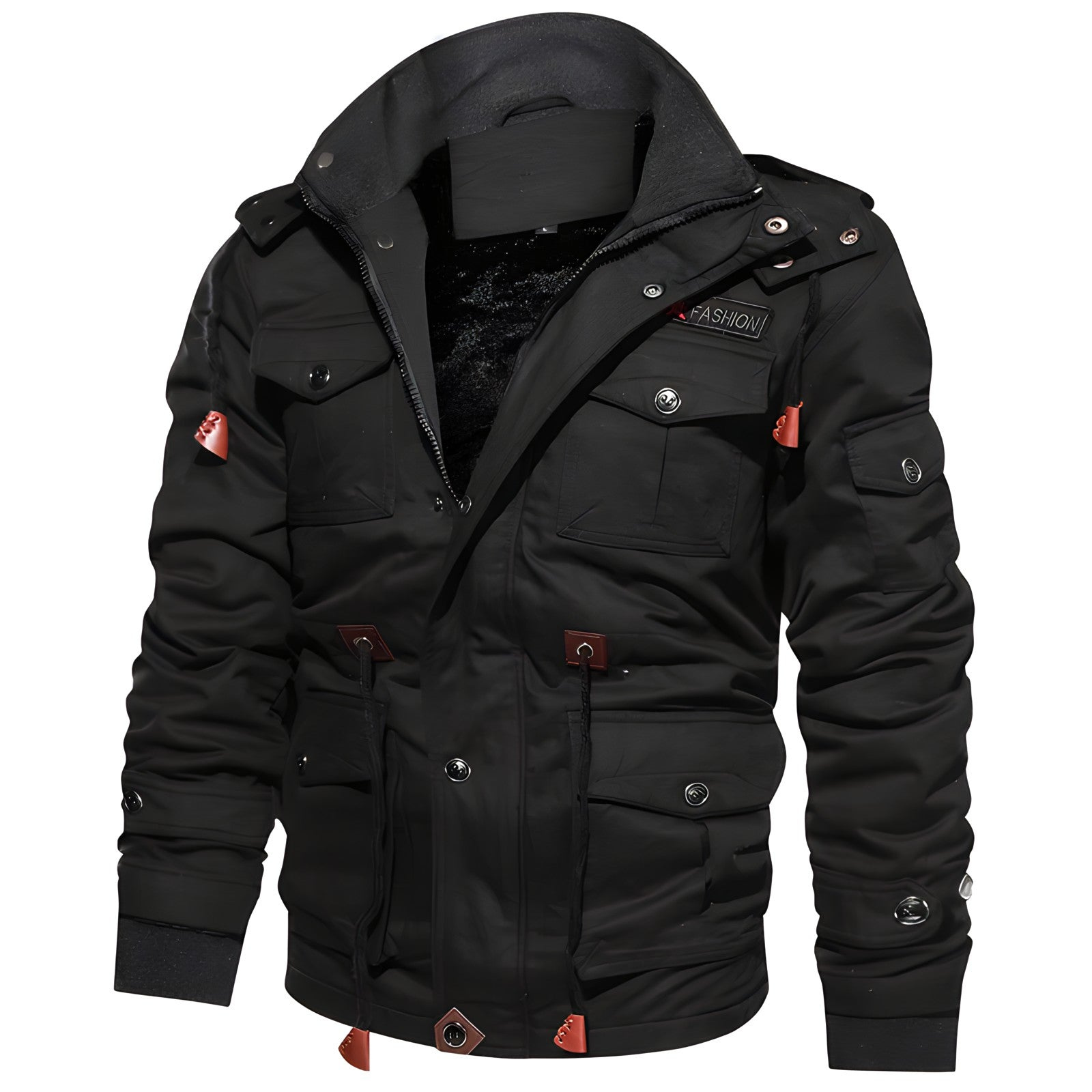 Antoine | Bomber Jacke Herren | Schwarz