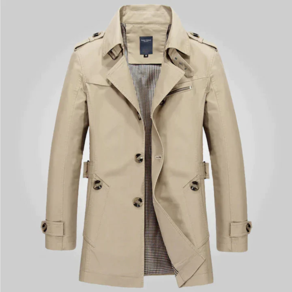 Leopold | Herren Winter Trenchcoat | Warme