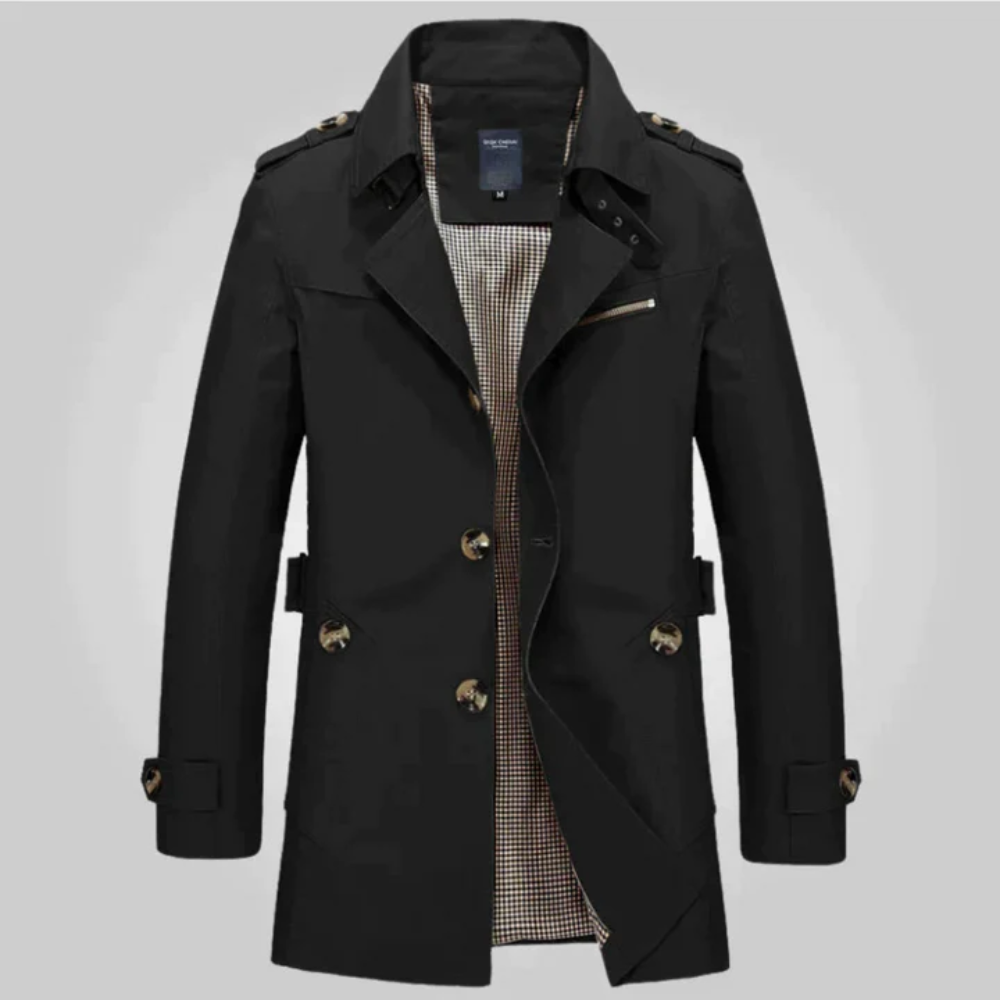 Leopold | Herren Winter Trenchcoat | Warme