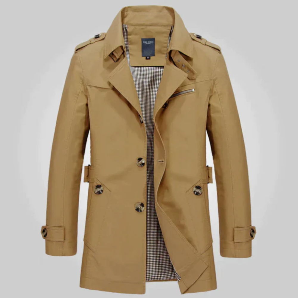 Leopold | Herren Winter Trenchcoat | Warme