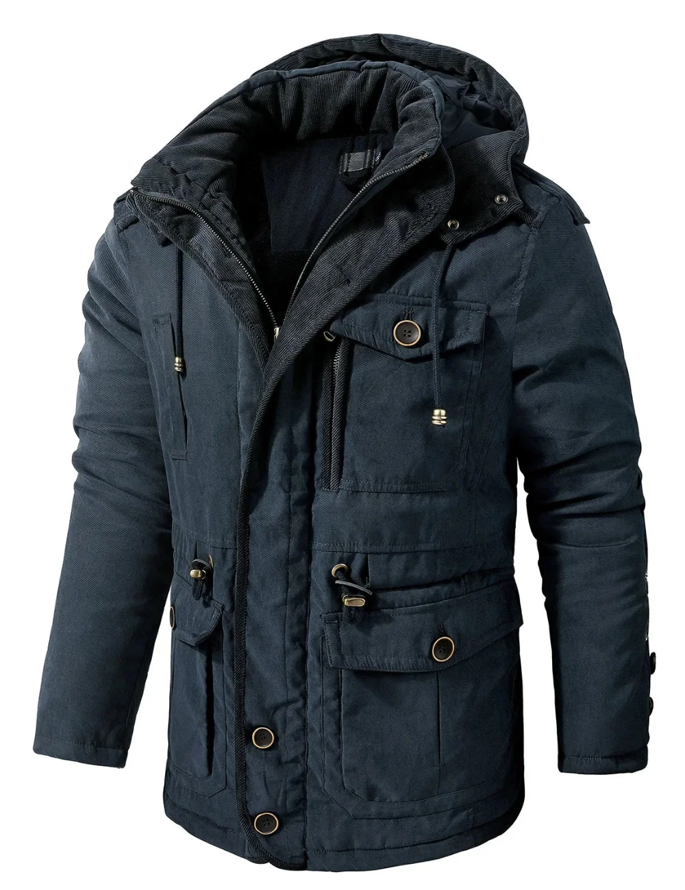 Kilian | Herren Winterjacke mit Kapuze | Wasserdichte Mantel