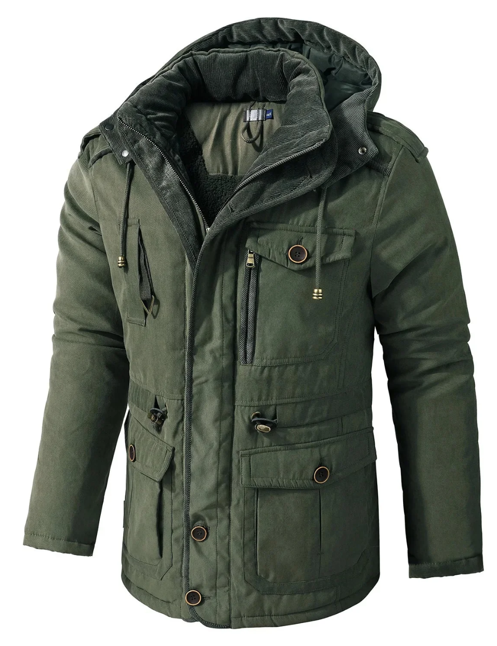 Kilian | Herren Winterjacke mit Kapuze | Wasserdichte Mantel