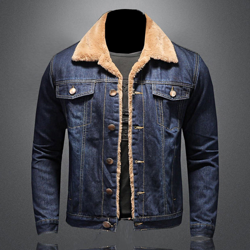 Winston | Gefütterte Herren Jeansjacke | Blau