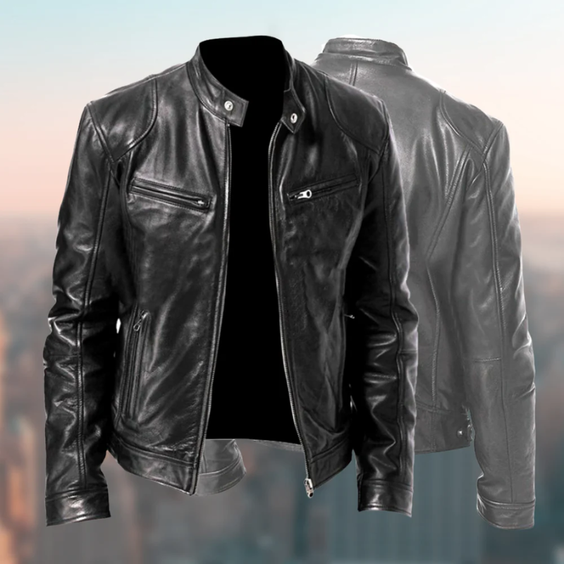 Baldemar | Herren Motorrad Jacke | Schwarz