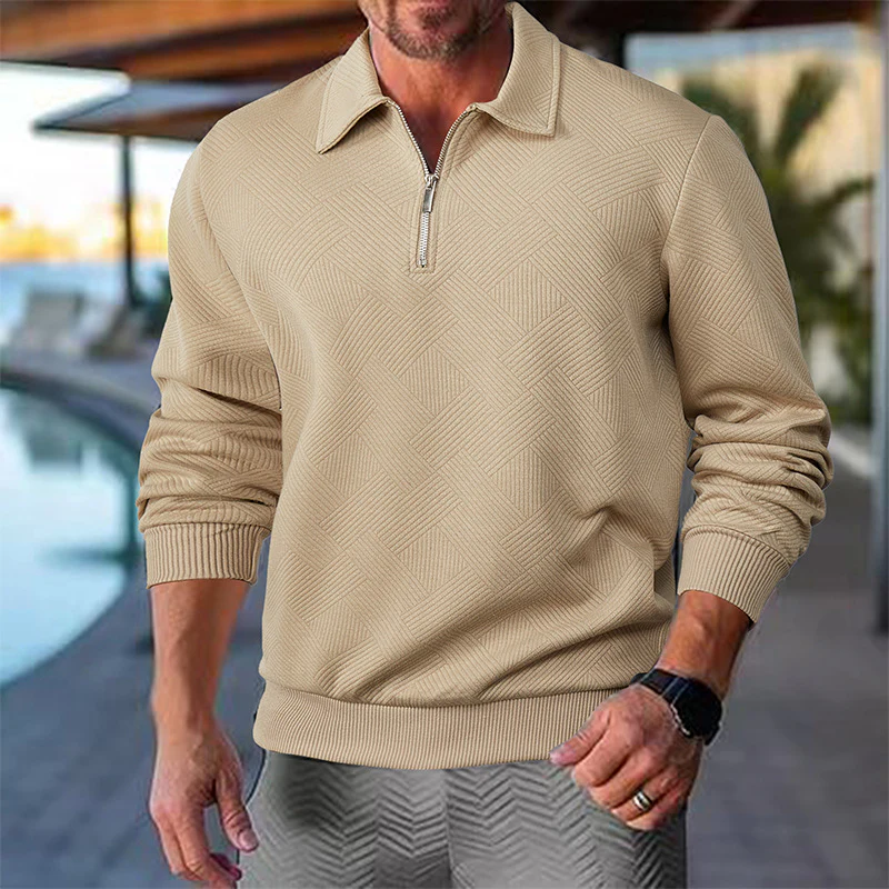 Achim | Herren Reißverschluss-Pullover | Polo