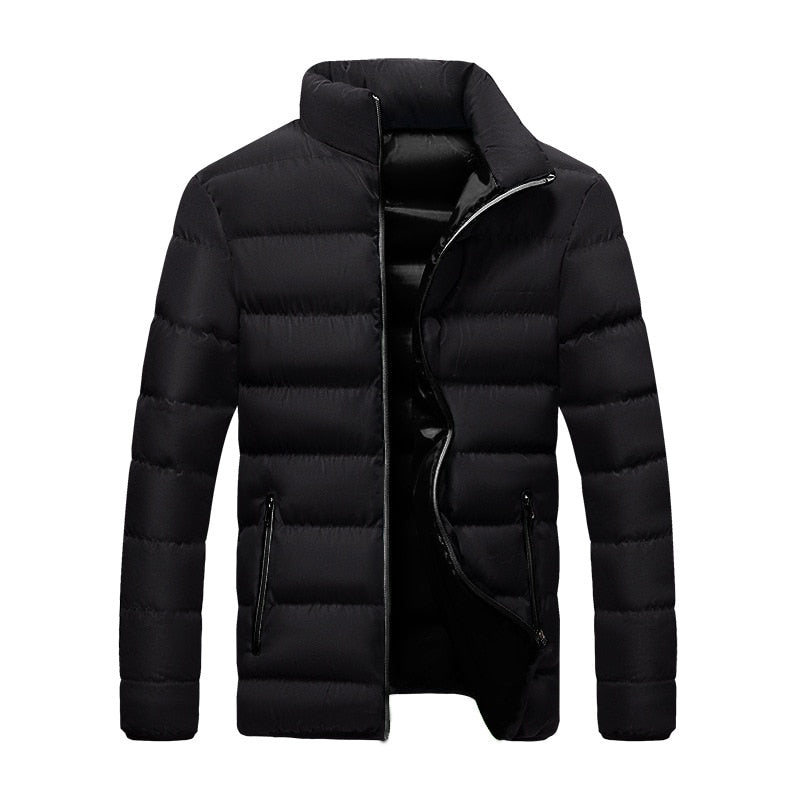 Nicholas | Steppjacke Herren Schwarz | Daunenjacke Winter