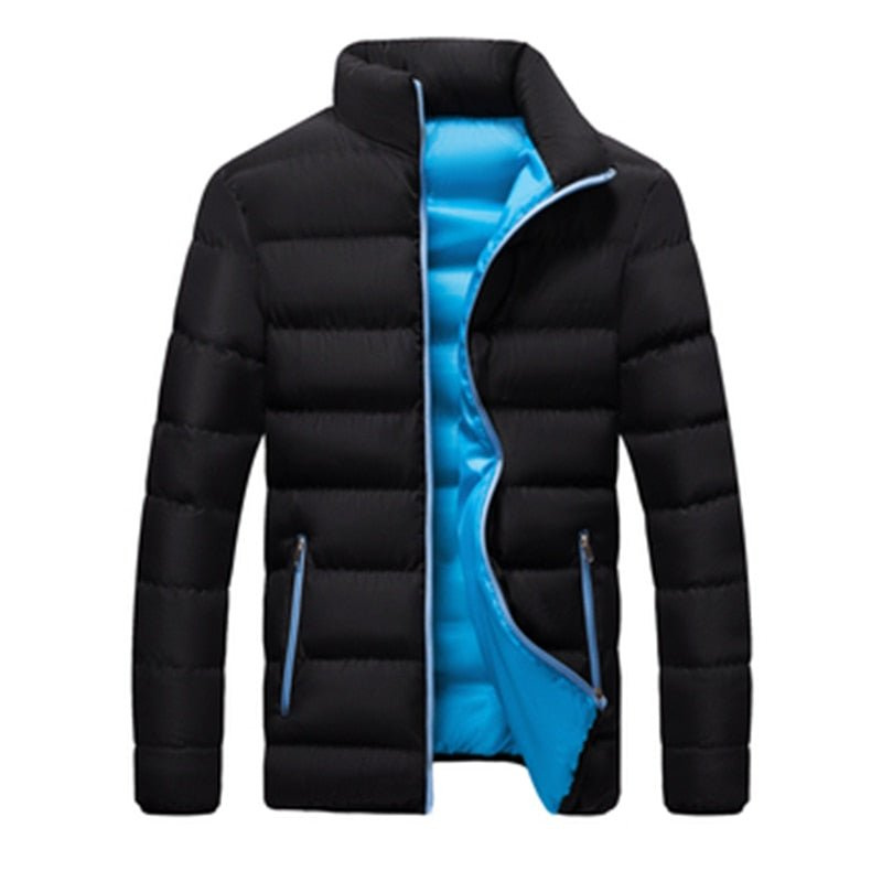 Nicholas | Steppjacke Herren Schwarz | Daunenjacke Winter