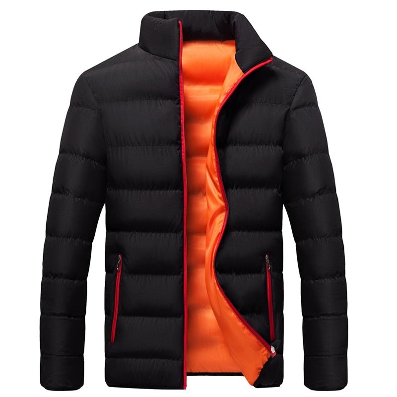 Nicholas | Steppjacke Herren Schwarz | Daunenjacke Winter