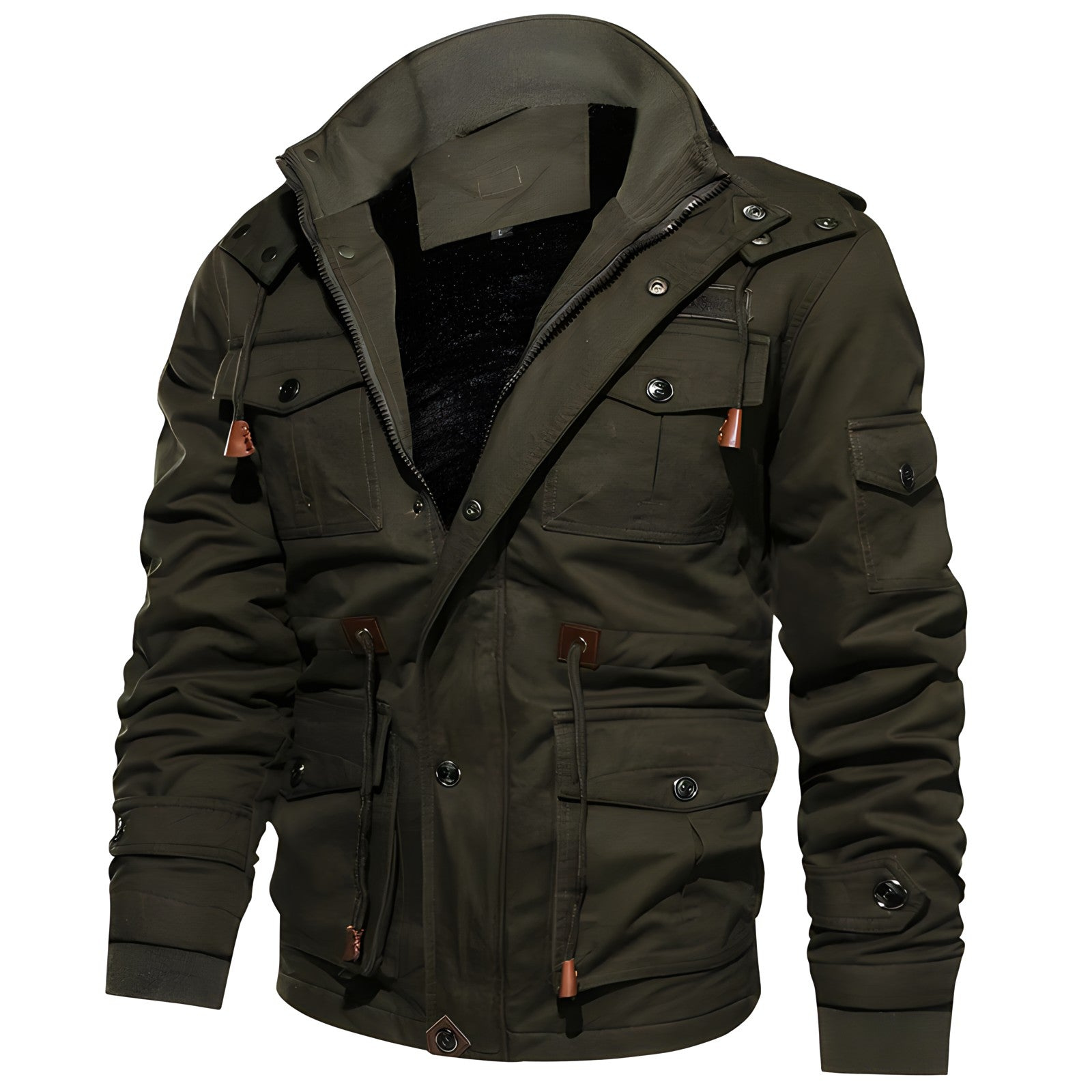 Antoine | Bomber Jacke Herren | Schwarz