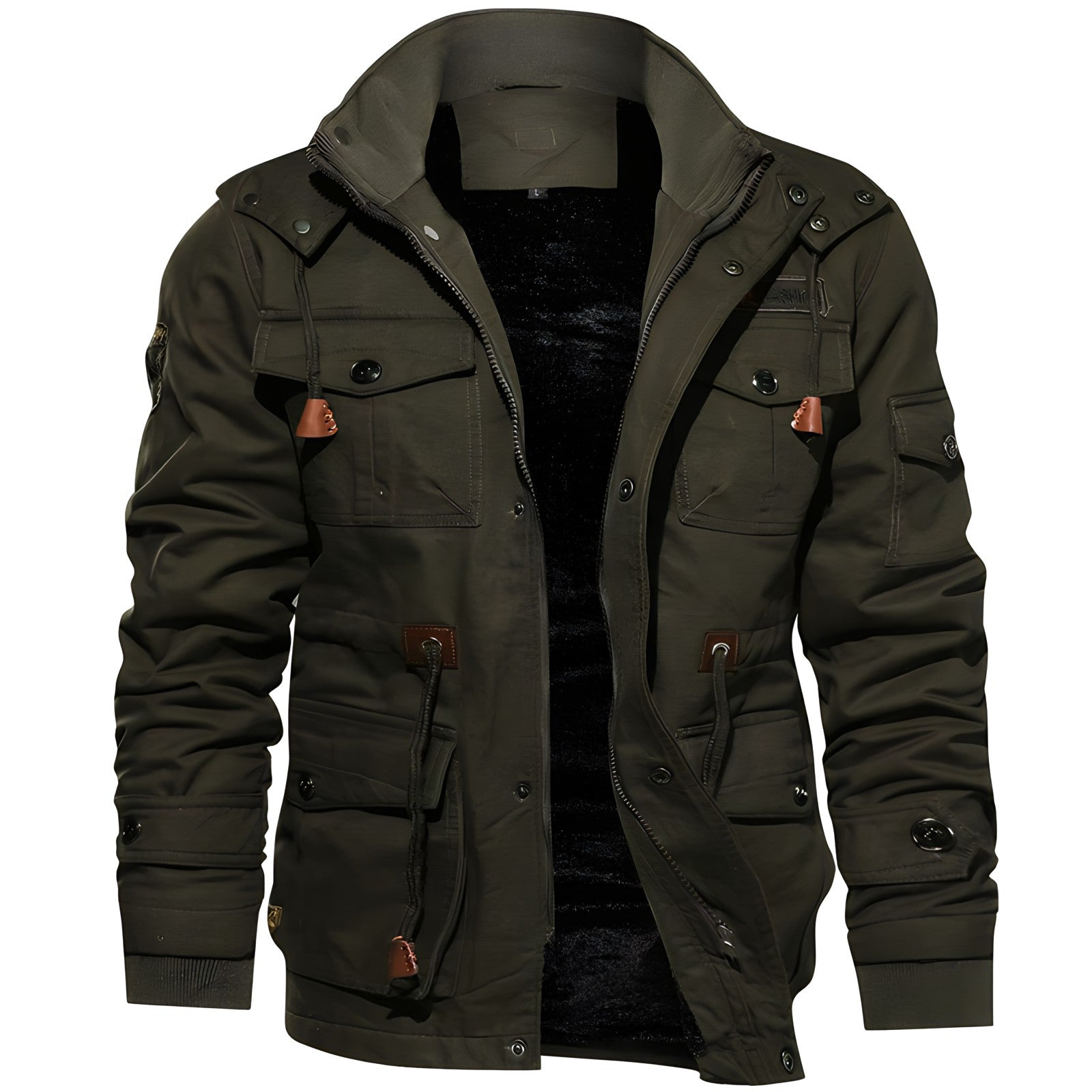 Antoine | Bomber Jacke Herren | Schwarz