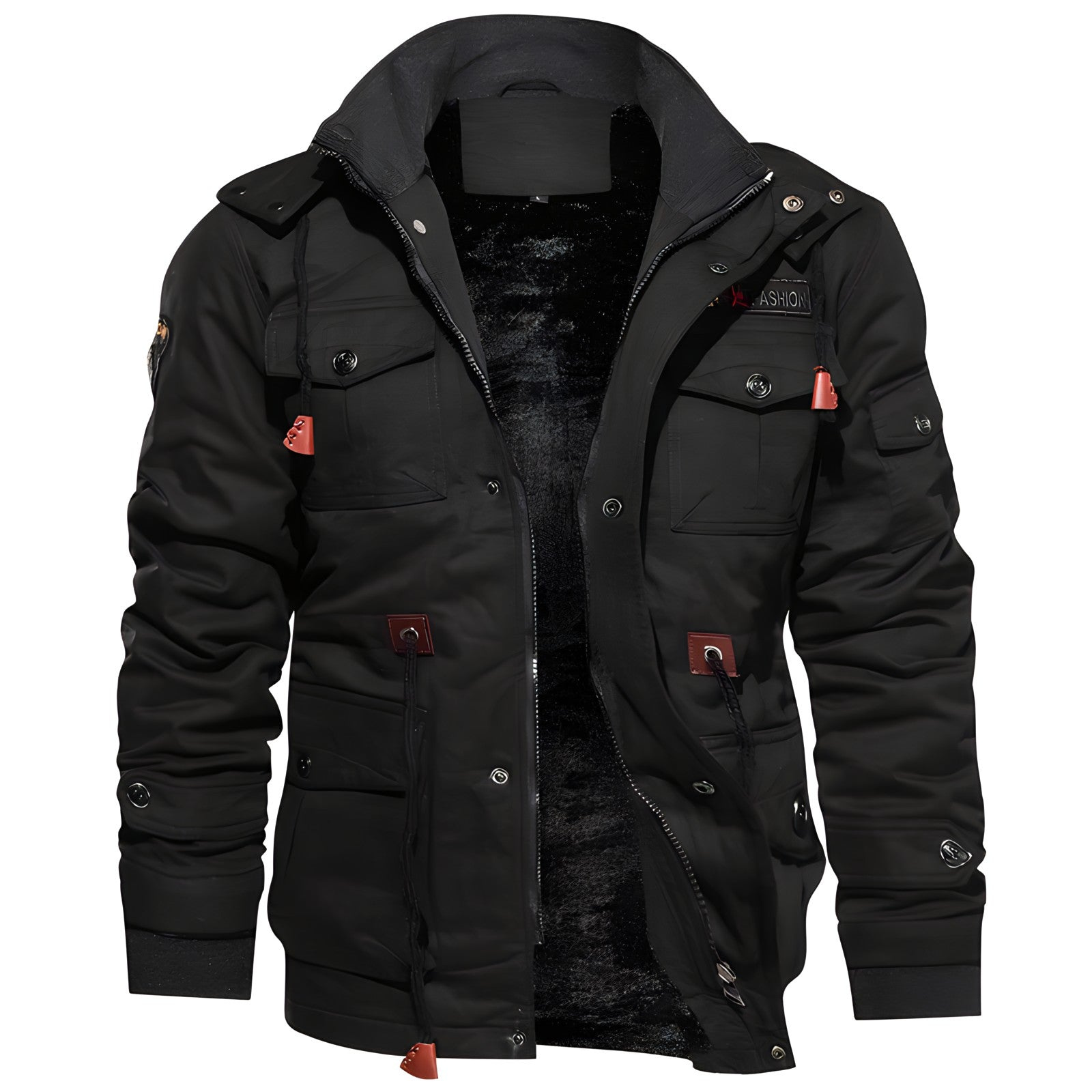 Antoine | Bomber Jacke Herren | Schwarz