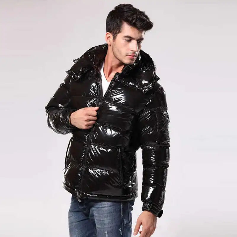 Maverick | Daunenjacke Herren | Steppjacke mit Kapuze