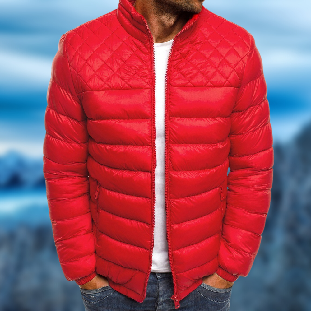 Lorenzo | Herren Winter Steppjacke | Daunenjacke Leicht