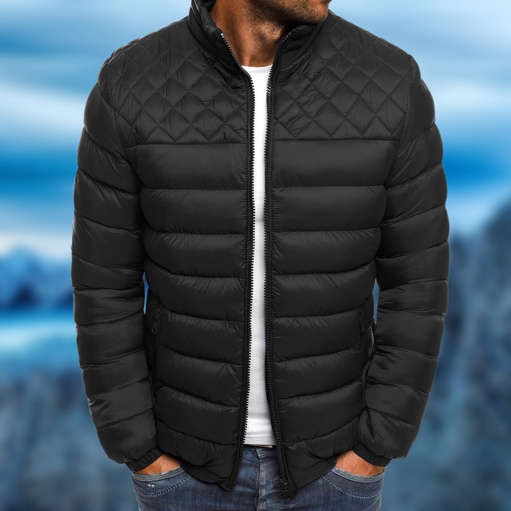 Lorenzo | Herren Winter Steppjacke | Daunenjacke Leicht