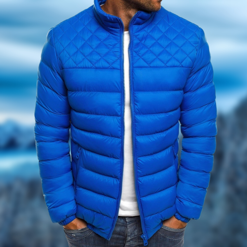 Lorenzo | Herren Winter Steppjacke | Daunenjacke Leicht