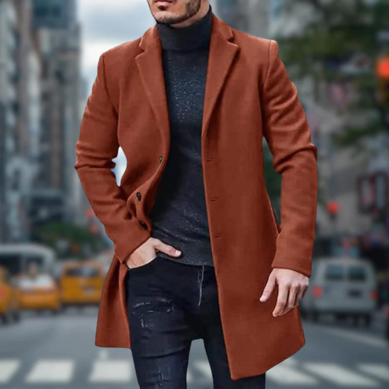 Gerbert | Trenchcoat Herren | Lange Jacke