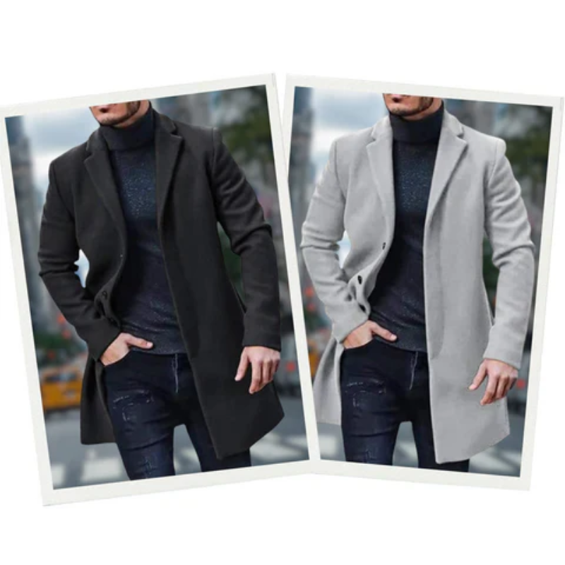 Gerbert | Trenchcoat Herren | Lange Jacke