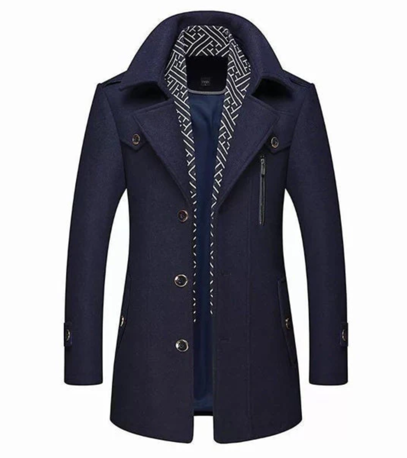 Severin | Herren Warme Trenchcoat | Wintermantel