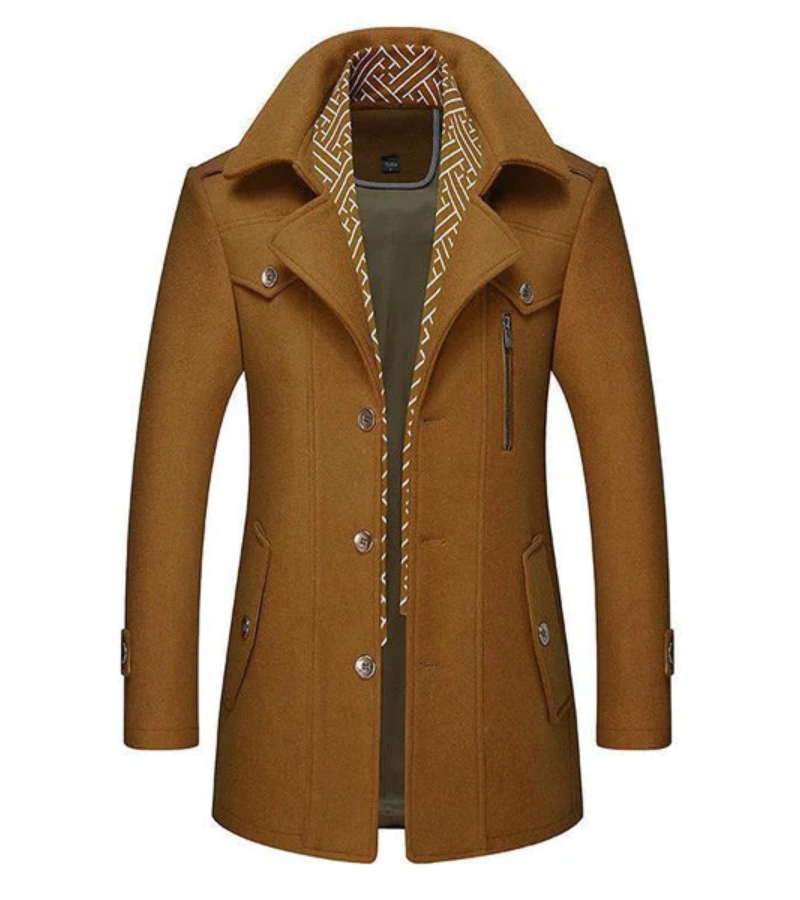 Severin | Herren Warme Trenchcoat | Wintermantel