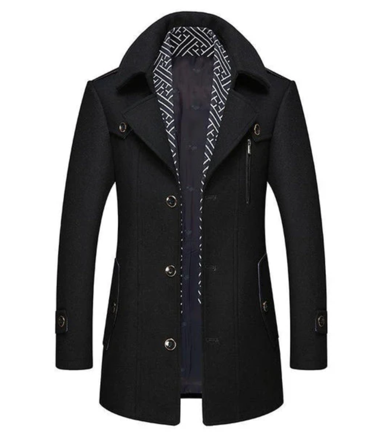 Severin | Herren Warme Trenchcoat | Wintermantel