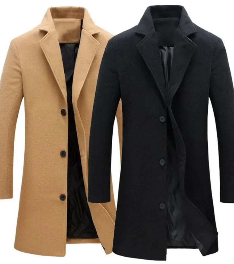 Bruno | Herren Warme Trenchcoat | Wintermantel