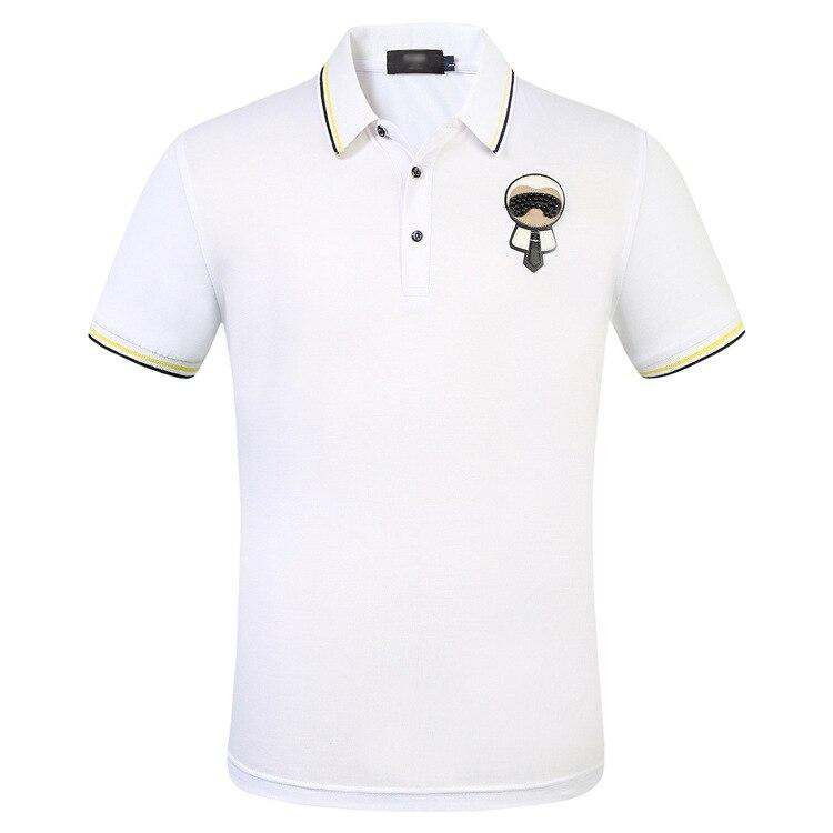 Herren-Poloshirt mit Aufnäher