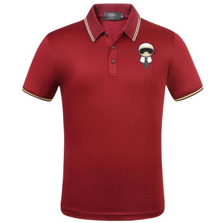 Herren-Poloshirt mit Aufnäher