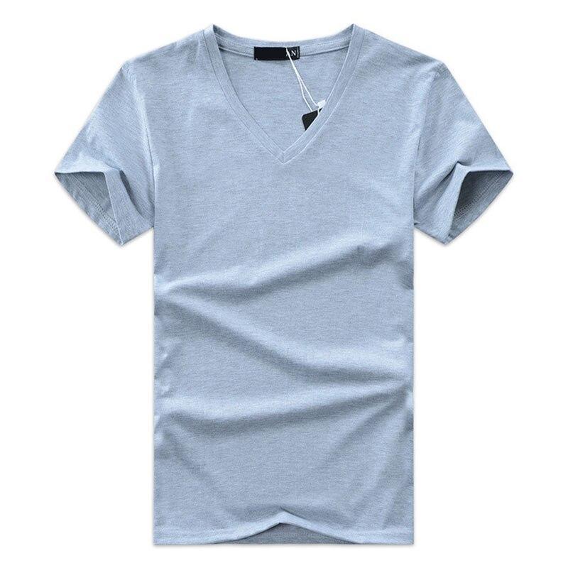 5er Set Herren-T-Shirt mit V-Ausschnitt