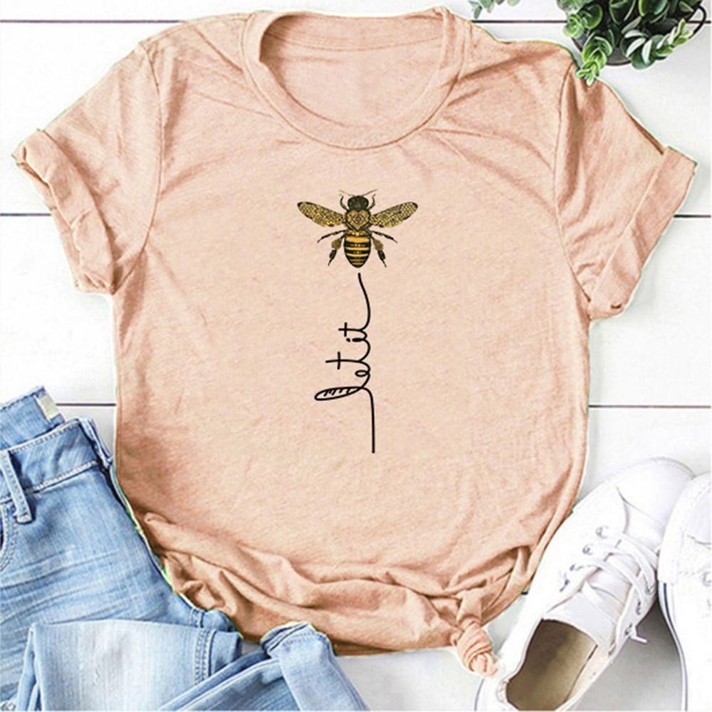 Damen T-Shirt mit Bienenmotiv