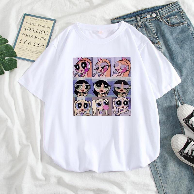 Damen-T-Shirt mit Power-Puff-Girls