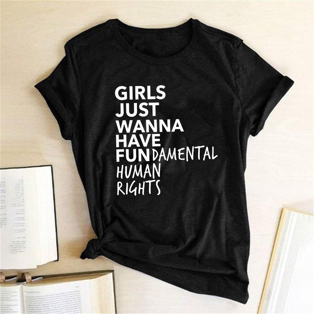 Damen T-Shirt mit Motto